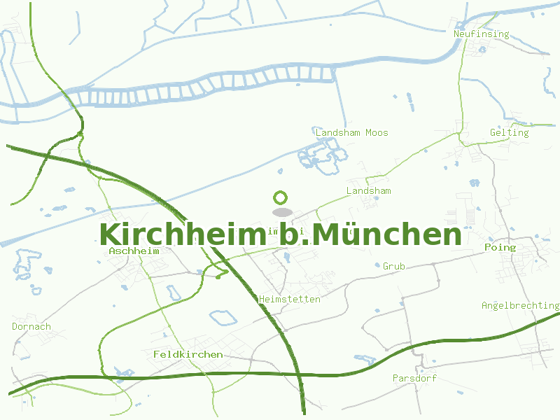 Karte von Kirchheim b.München