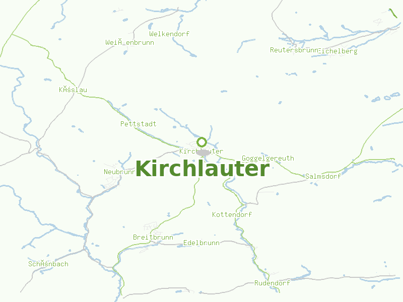 Karte von Kirchlauter