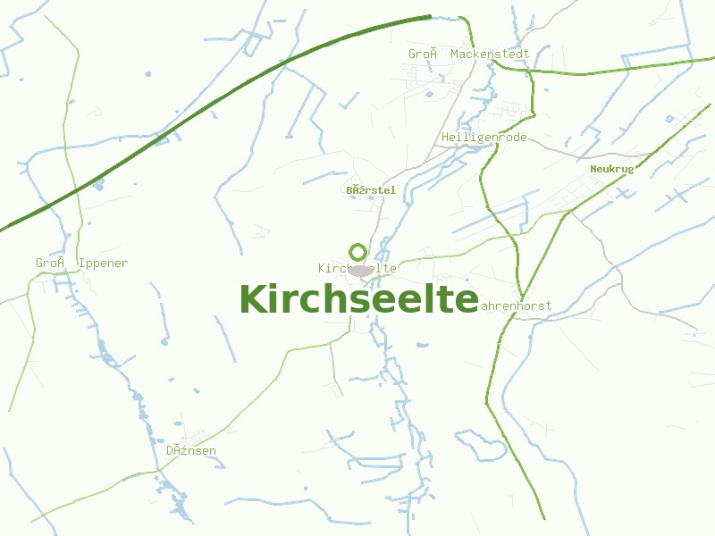 Karte von Kirchseelte