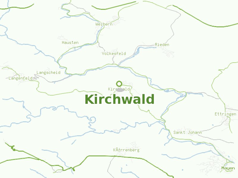 Karte von Kirchwald