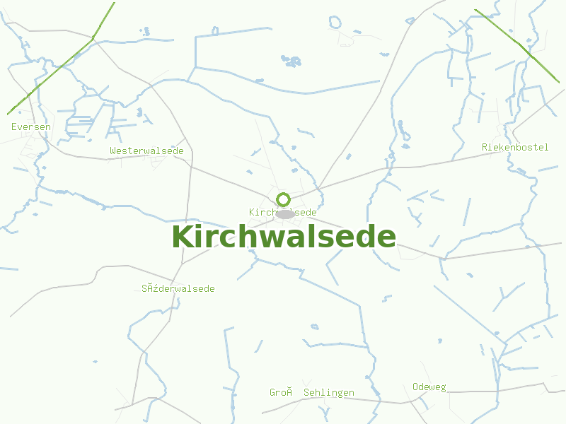 Karte von Kirchwalsede