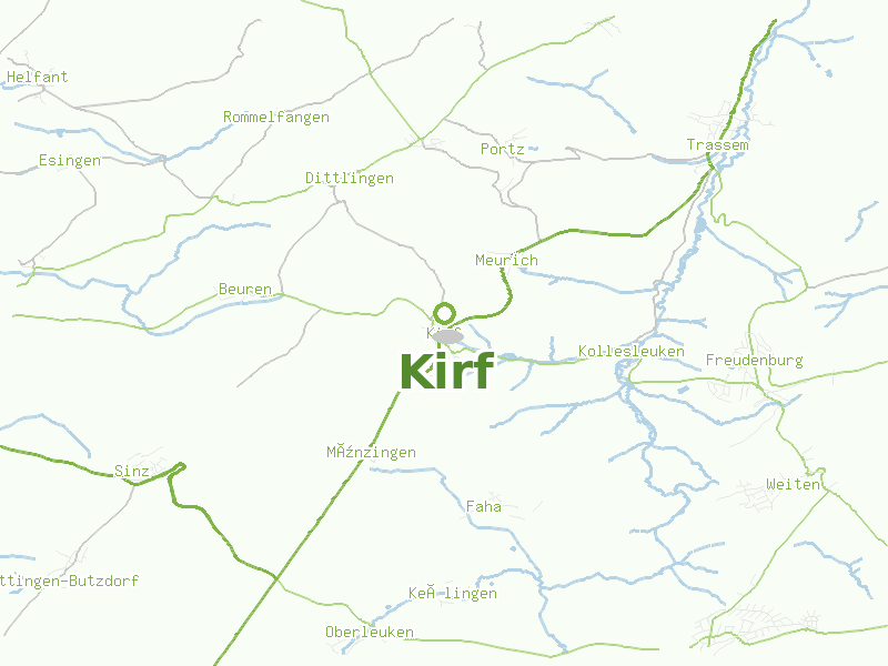 Karte von Kirf
