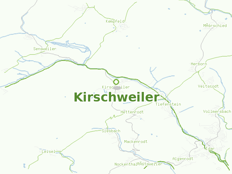 Karte von Kirschweiler