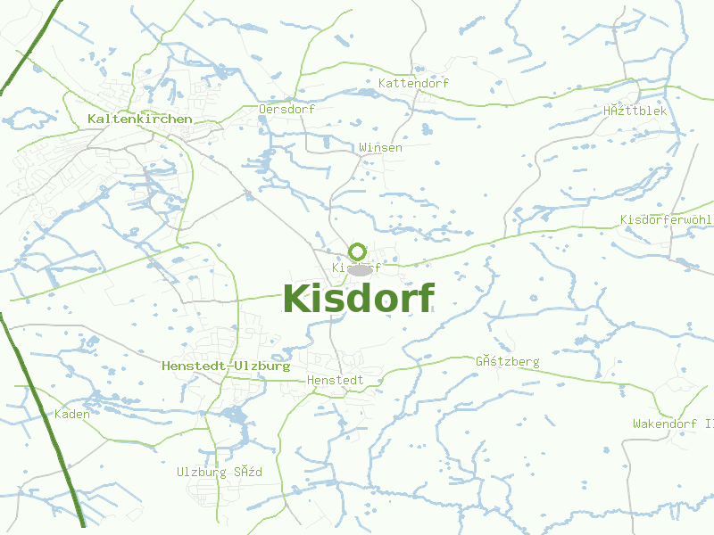 Karte von Kisdorf