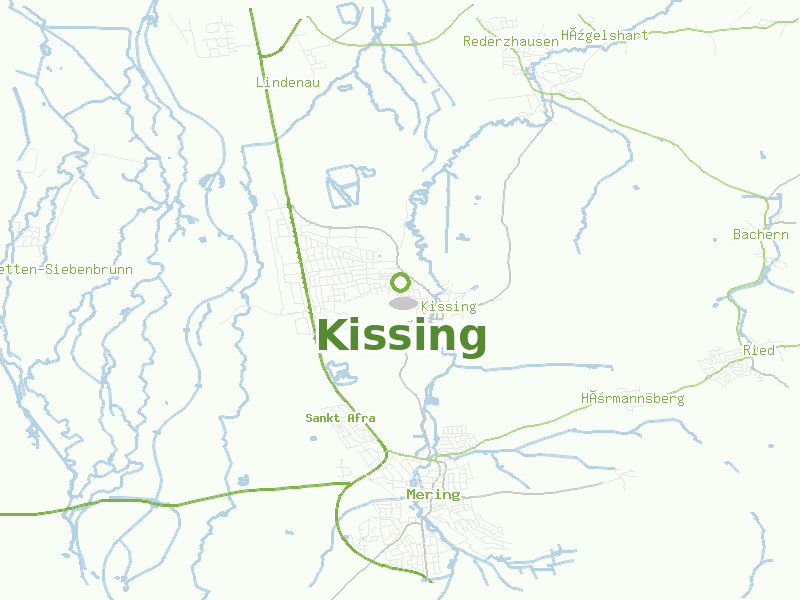 Karte von Kissing