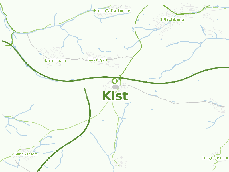 Karte von Kist