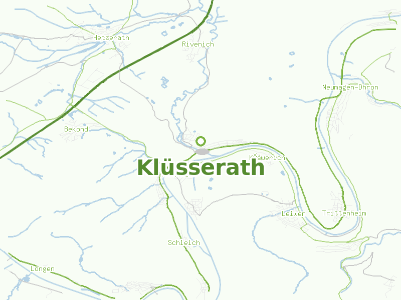 Karte von Klüsserath