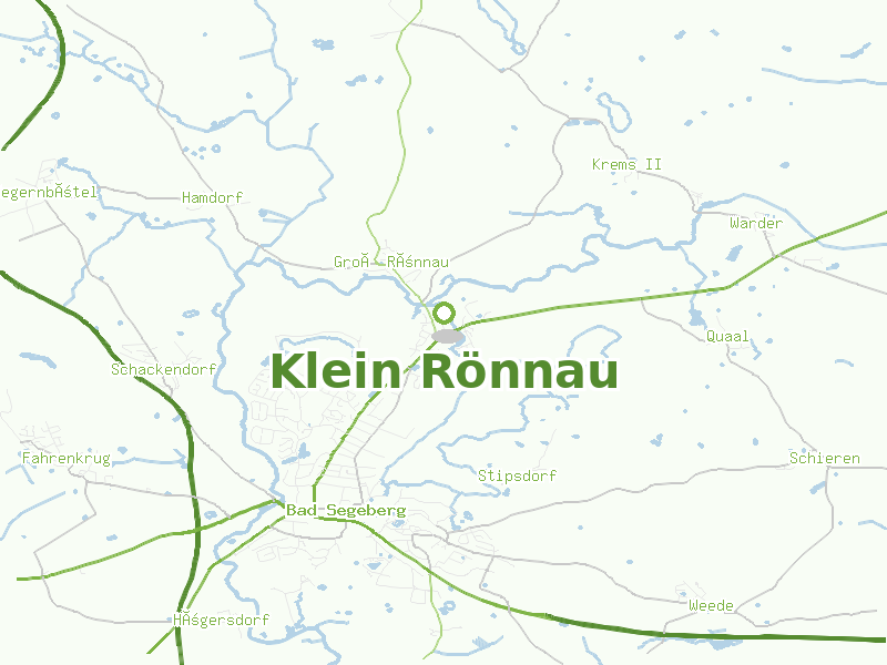 Karte von Klein Rönnau