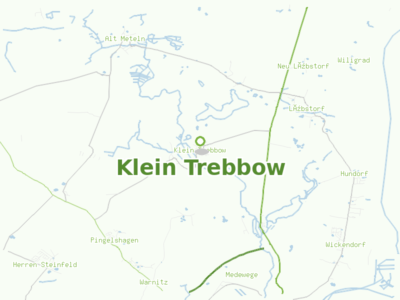 Karte von Klein Trebbow