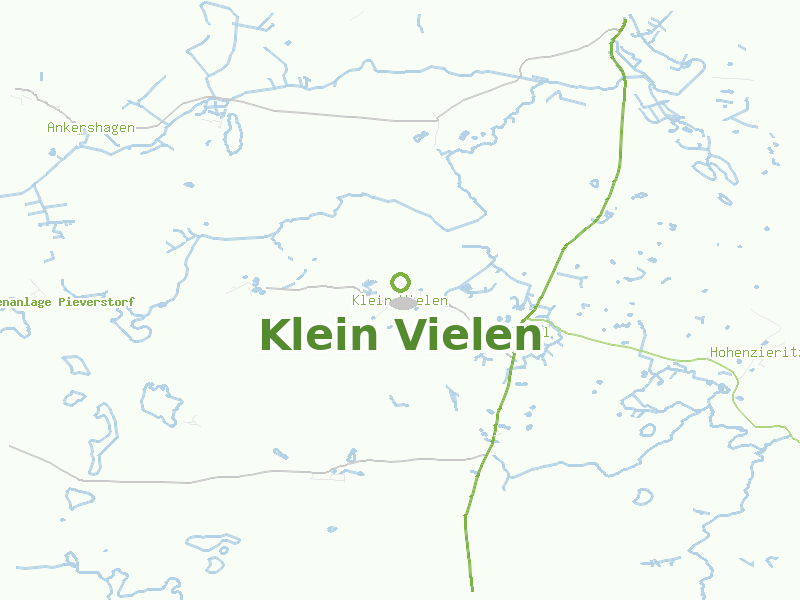Karte von Klein Vielen