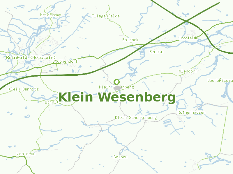 Karte von Klein Wesenberg