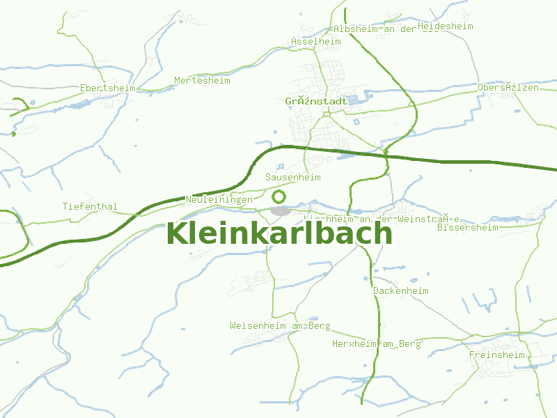 Karte von Kleinkarlbach