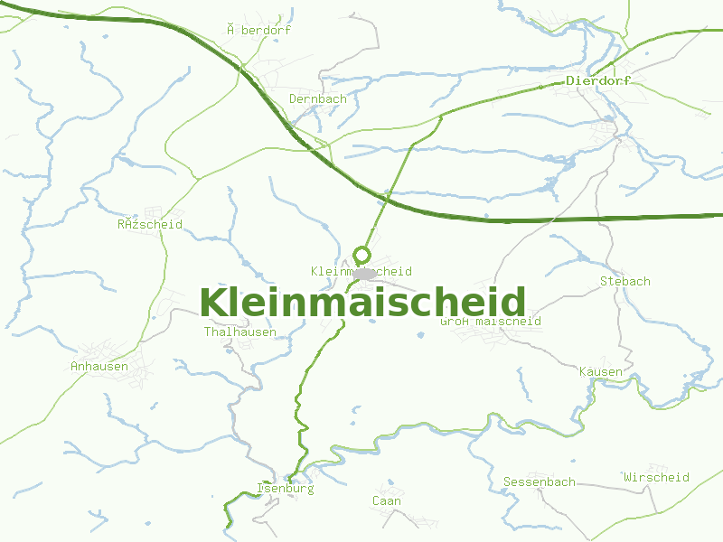 Karte von Kleinmaischeid