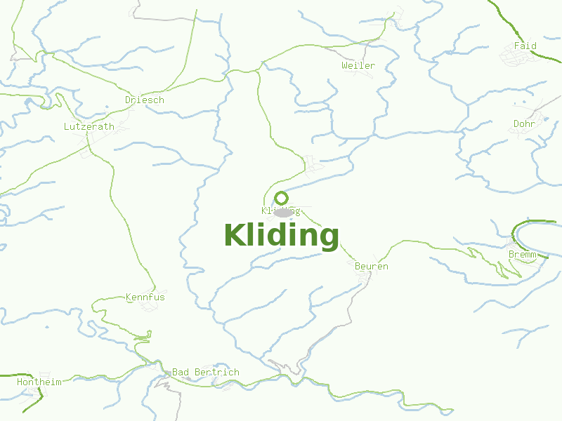Karte von Kliding