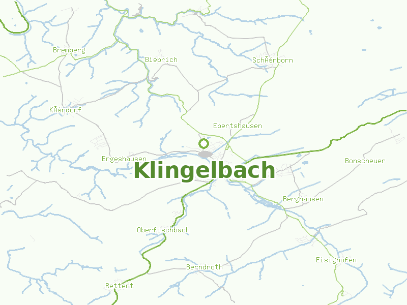 Karte von Klingelbach