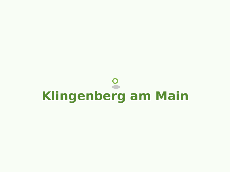 Karte von Klingenberg am Main