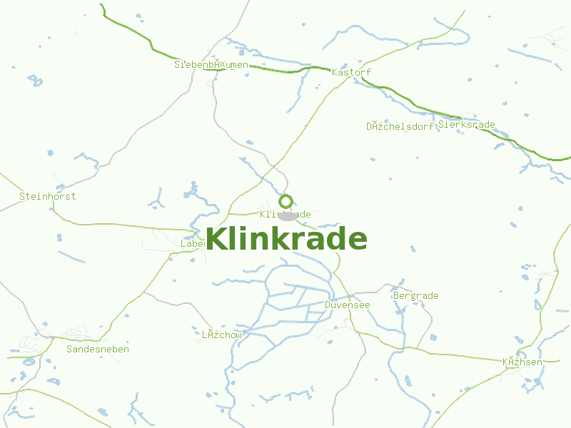 Karte von Klinkrade