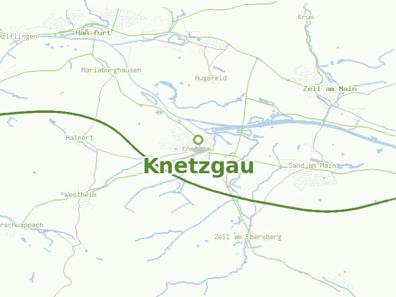 Karte von Knetzgau
