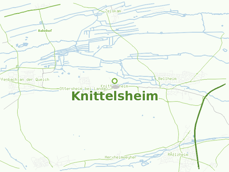 Karte von Knittelsheim