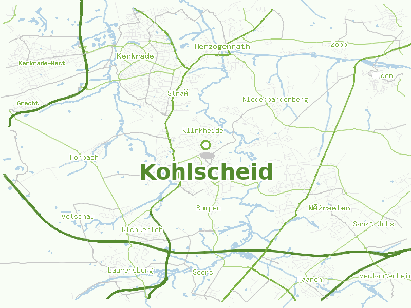 Karte von Kohlscheid