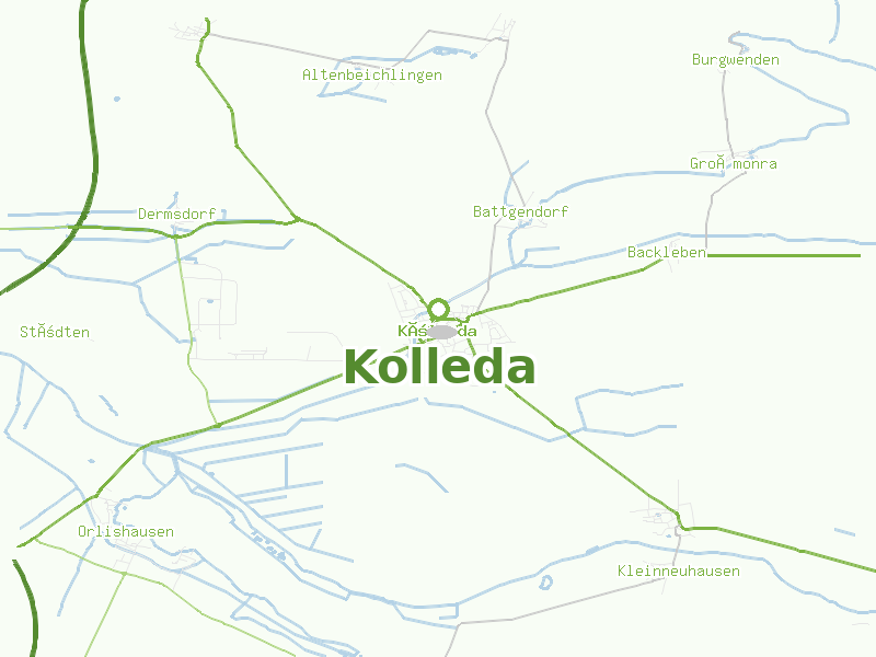 Karte von Kolleda