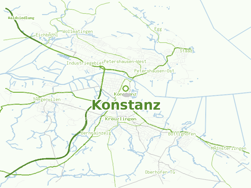 Karte von Konstanz