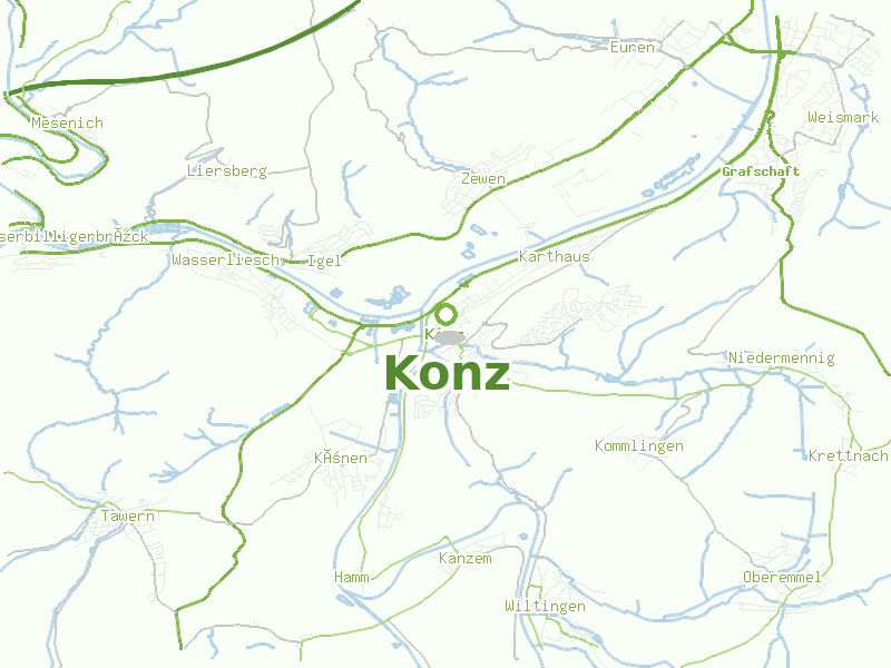 Karte von Konz