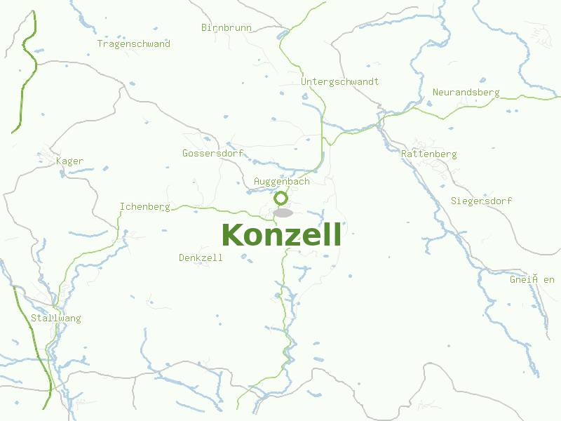 Karte von Konzell