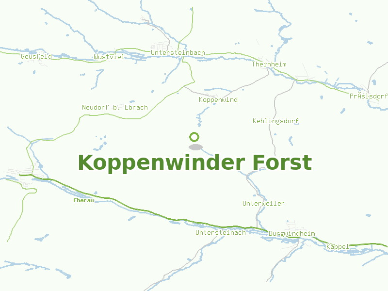 Karte von Koppenwinder Forst