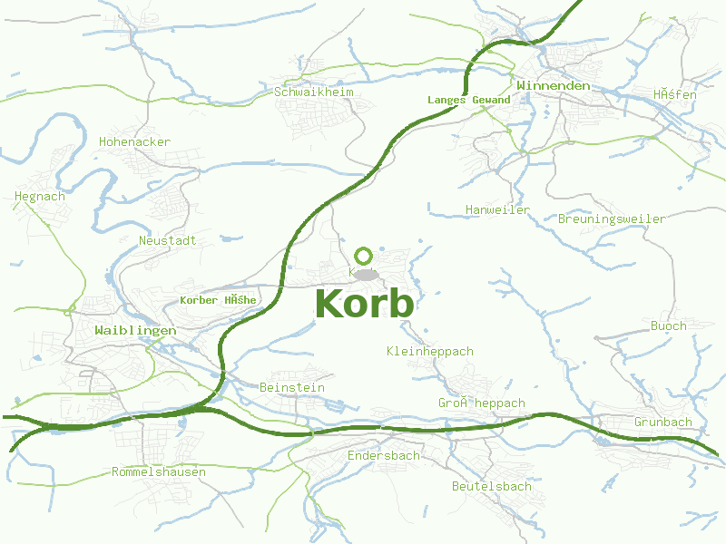 Karte von Korb
