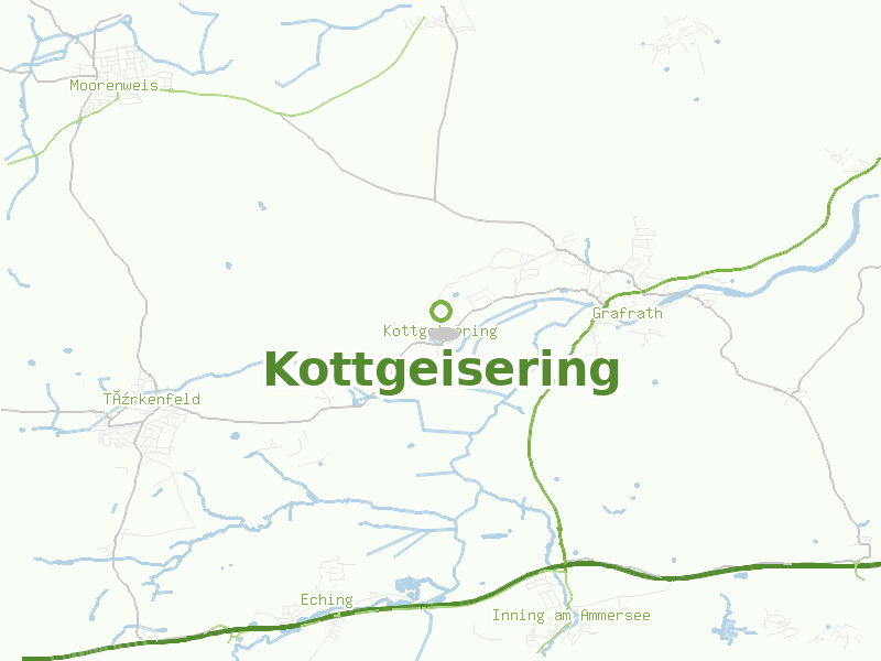 Karte von Kottgeisering