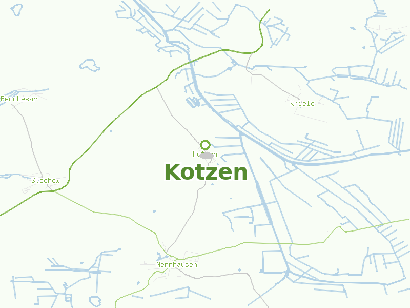 Karte von Kotzen