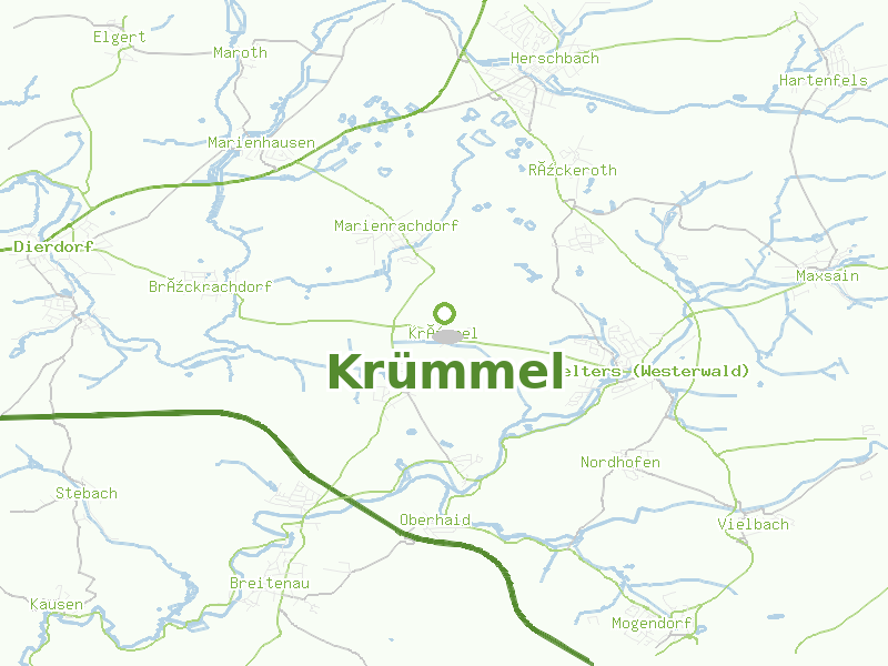 Karte von Krümmel