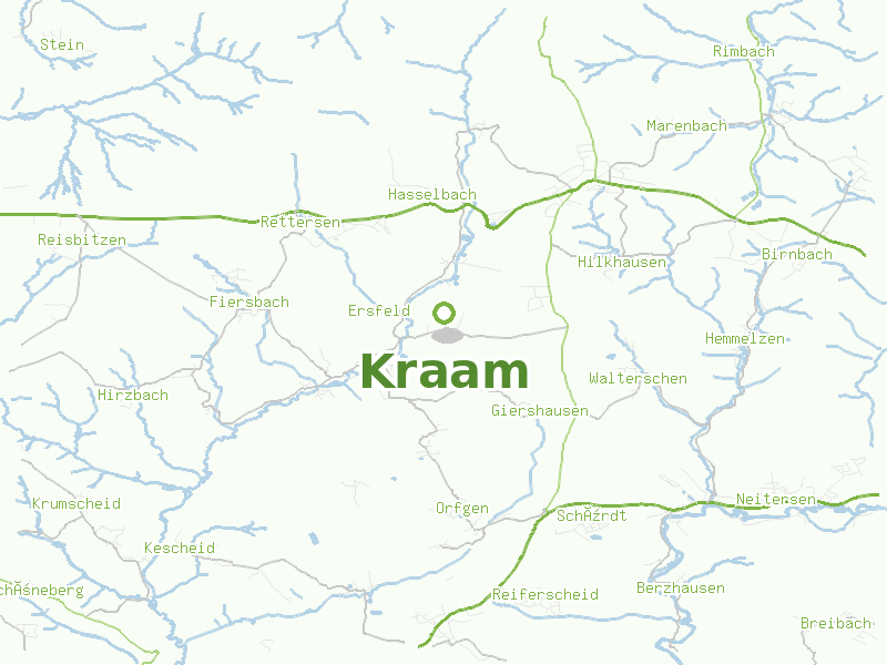 Karte von Kraam