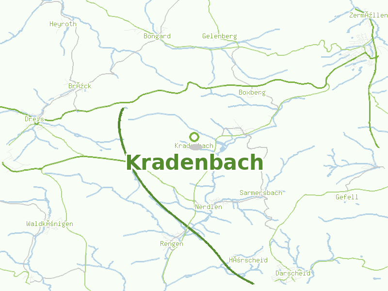 Karte von Kradenbach