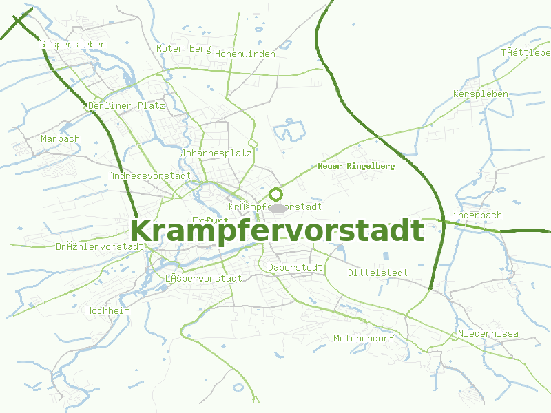 Karte von Krampfervorstadt