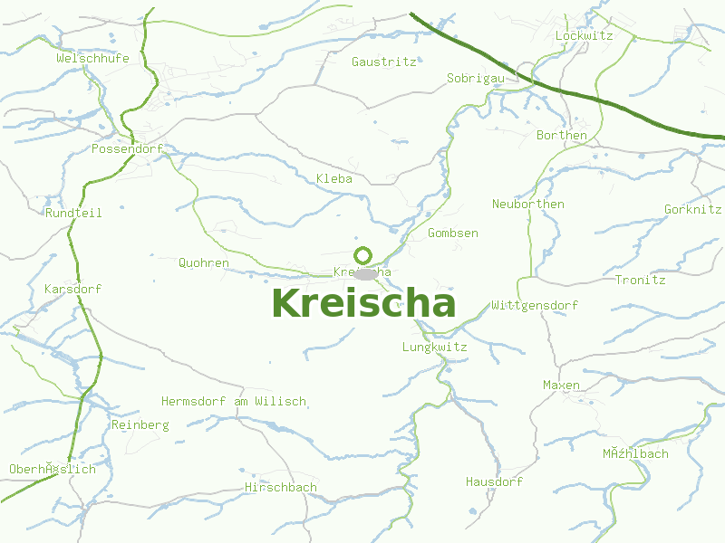 Karte von Kreischa