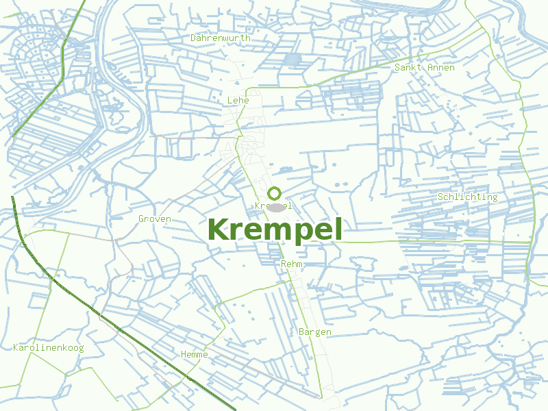 Karte von Krempel