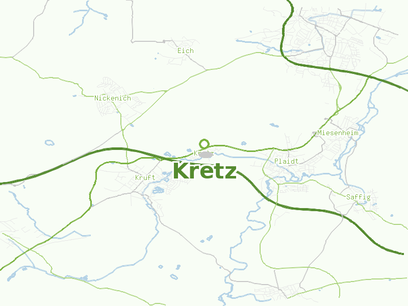 Karte von Kretz