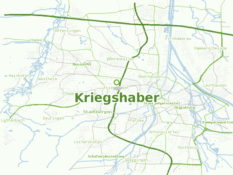 Karte von Kriegshaber
