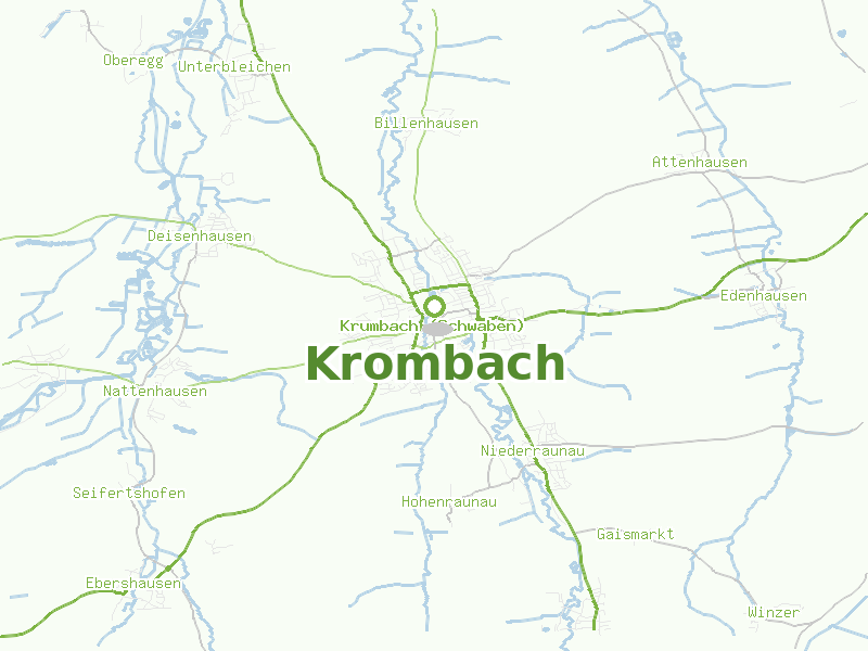 Karte von Krombach
