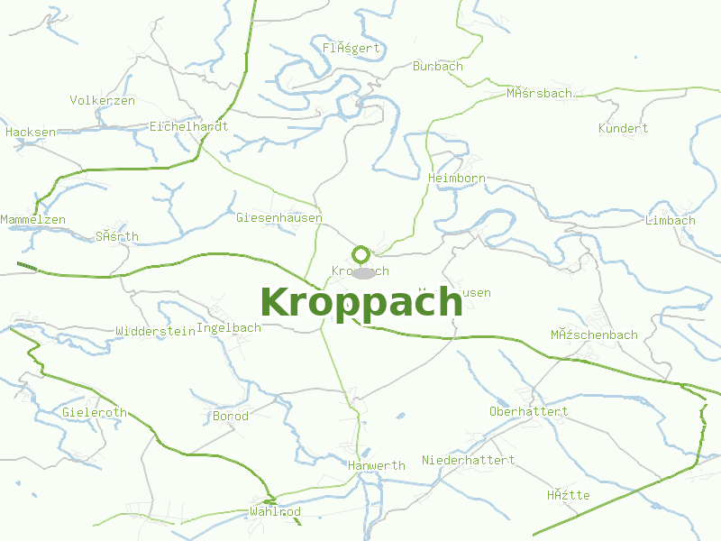 Karte von Kroppach