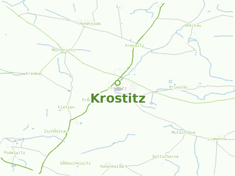 Karte von Krostitz