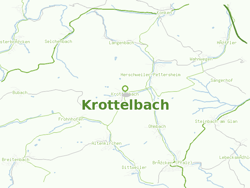 Karte von Krottelbach