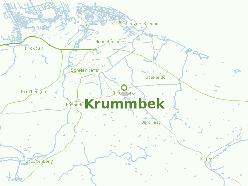 Karte von Krummbek