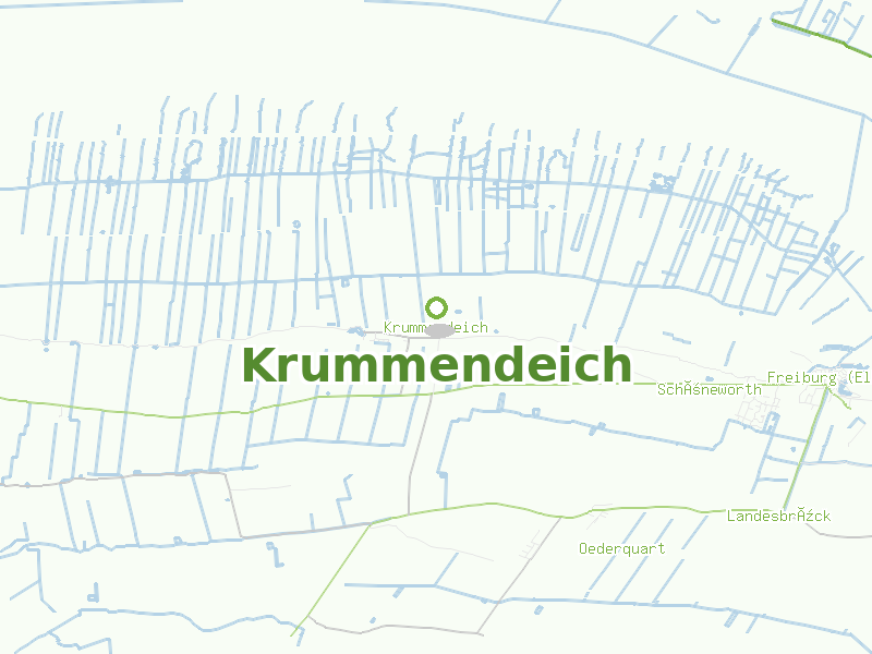 Karte von Krummendeich