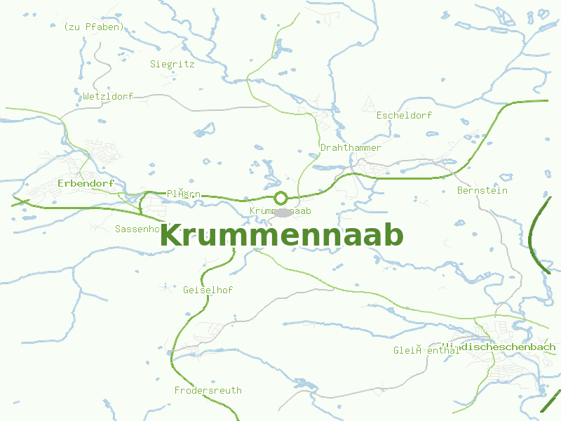 Karte von Krummennaab