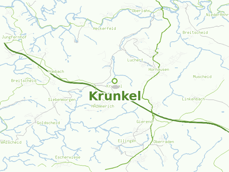 Karte von Krunkel