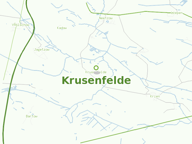 Karte von Krusenfelde