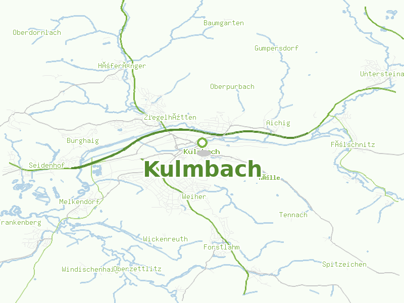 Karte von Kulmbach